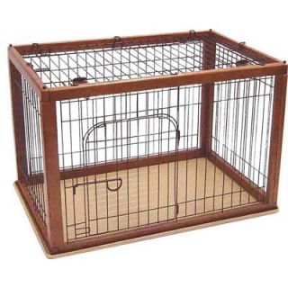 Richell Wooden Pet Crate 90 60 Combo