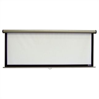  White EconoPro 2000 Manual Wall Screen   92 diagonal HDTV Format