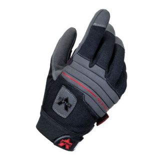 Valeo Inc Black Full Finger Mechanics Anti Vibe Gloves With AV GEL