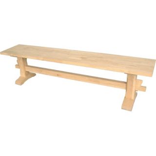 Unfinished Wood Benches