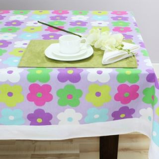 Chooty & Co Happy Days Mitered Lavender Tablecloth   tc54m610