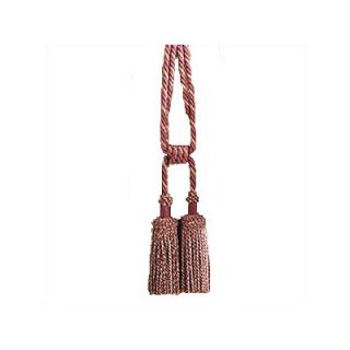 Tapestries, Ltd. Burgundy Gold Fabric Tassel Set   109