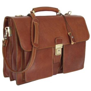 Floto Imports Novella Briefcase in Brown
