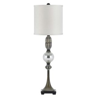 Cal Lighting Livorno Crackle Glass Resin Table Lamp in Opaque   BO
