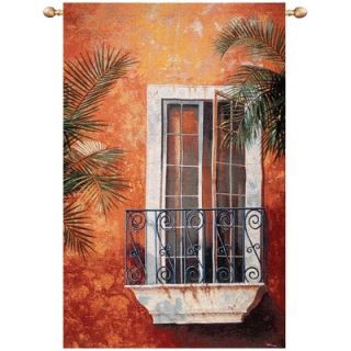 Manual Woodworkers & Weavers Moroccan Balcony Tapestry