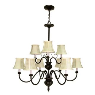 Nuvo Lighting Vanguard 9 Light Chandelier