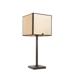 TransGlobe Lighting Metropolitan Safari Table Lamp in Rubbed Oil