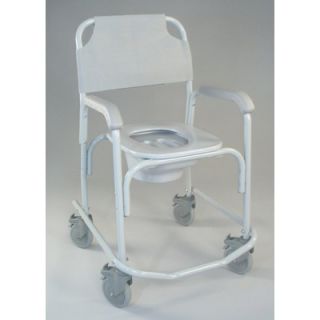  Shower Chair with High Back and Optional Accessories   118 3 H KIT