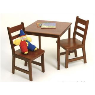 Lipper International Kids 3 Piece Table and Chair Set