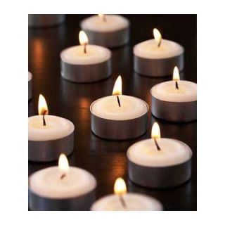  High Quality Unscented Tealight Candles (Set of 130)   LITD TL 130