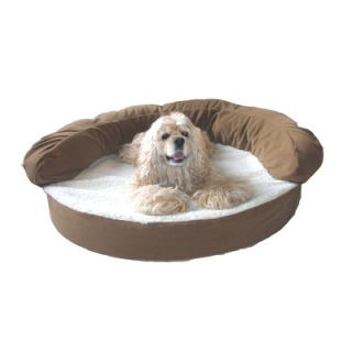 Everest Pet Ortho Sleeper Bolster Dog Bed in Chocolate   0111