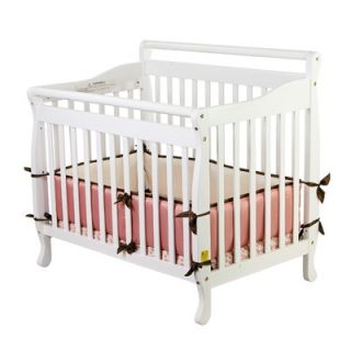 Dream On Me 3 in 1 Portable Convertible Crib in White