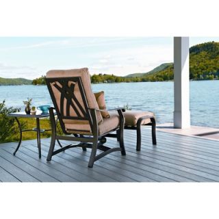 Telescope Casual Villa Deep Seating Dining Arm Chair with Cushion