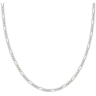 Evalue Jewelry Sterling Essentials Sterling 2mm Silver Figaro Chain