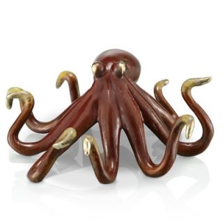 SPI Home Red Hot Patina Octopus Statue