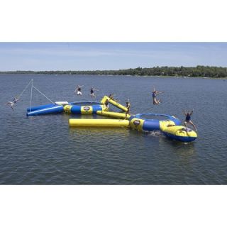 Rave Sports Aqua Jump 150 Eclipse Trampoline with Launch and Log