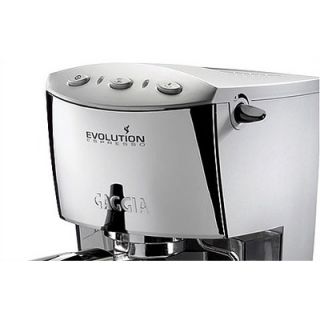 Gaggia Evolution Semi Automatic Espresso Machine in Silver