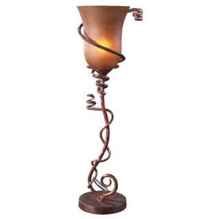 Uttermost Climbing Vine One Light Table Lamp in Burnished Bronze