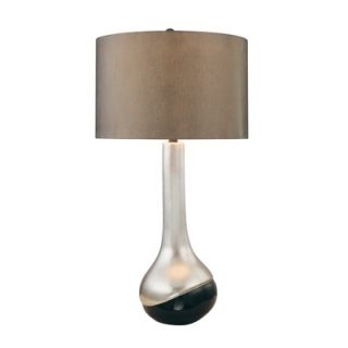 Minka Ambience One Light Table Lamp in Silver and Blue