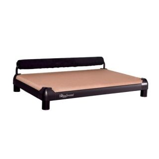 SnoozeSleeper Dog Bed with Long Legs and a Black Anodized Frame