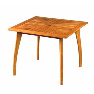 International Caravan Balau Wood Patio Bistro Table   TT ST 031