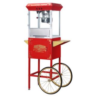 Great Northern Popcorn Roosevelt Eight Ounce Antique Popcorn Machine
