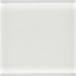 Daltile Glass Reflections 12 x 12 Glossy Mosaic Tile in White Ice