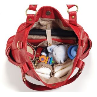 Timi and Leslie Hannah Convertible Diaper Bag in Red / Rouge
