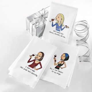  Enthusiast Companies Party Girl Dish Towel (Set of 3)   162 22 03