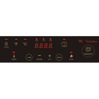 SPT Micro Induction Cooktop in Black