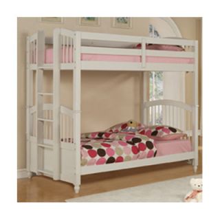 Powell May Twin over Full Bunk Bed with Built In Ladder