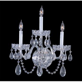 Crystorama Traditional Crystal Wall Sconce   1033 CH CL MWP / 1033
