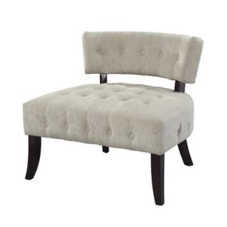 Powell Lady Slipper Tufted Fabric Slipper Chair   893 620 / 893 621