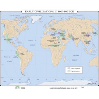 Universal Map World History Wall Maps   Early Civilizations