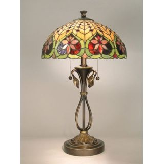 Dale Tiffany Tiffany Table Lamp in Antique Brass