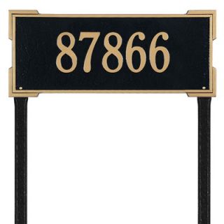 Whitehall Products Roanoke Estate Lawn Address Plaque   1121/1122