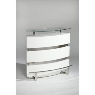Chintaly Xenia Bar in White   Set of XENIA BAR T and XENIA BAR WHT