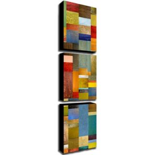 Trademark Global Color Panels with Blue Sky by Michelle Calkins Canvas