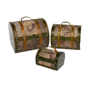 Buyers Choice Victorian Storage in Antiqued Plaid   205 trunk.6334