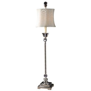 Uttermost Sherise Buffet Lamp in Silver Plated Metal