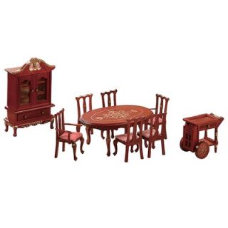 Teamson Kids Seven Pieces Living Room Set for Doll House