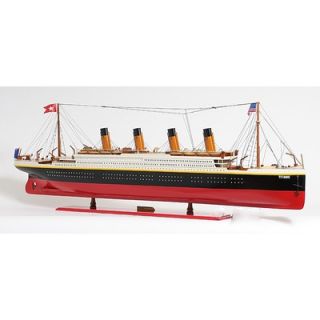 Old Modern Handicrafts X Large Titanic Painted Boat