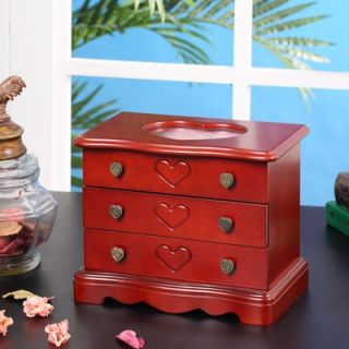 Wildon Home Â® Valentine Heart Jewelry Box in