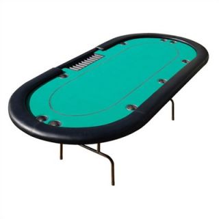 BBO Poker V5 Series Specialized Poker Table with Green Playing Surface