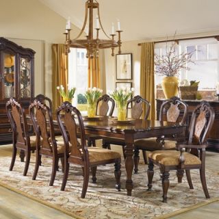  Rectangular Dining Table in Distressed Warm Chestnut Brown   0441 222