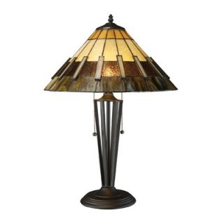 Dimond Lighting Porterdale Two Light Table Lamp in Tiffany Bronze