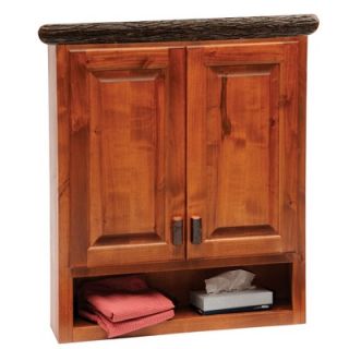 Fireside Lodge Hickory Toilet Topper Cabinet