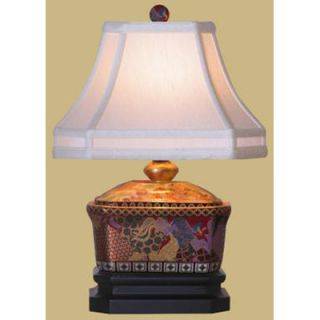 Oriental Furniture 16 Satsuma Box Lamp   LMP LPDJG088A