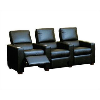 Bass Penthouse Row of Three Chairs Home Theater Seating   PENTHS