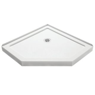 Dreamline Neo Angle LP Shower Base with Qwall 2 Shower wall